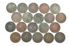 Lot 20 1800's 1890-1899 Indian Head Penny Cents US Coin Collection 2/5 Roll *369