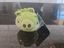 Angry Birds 2011 Green Pig Plush Clip Rovio Commonwealth