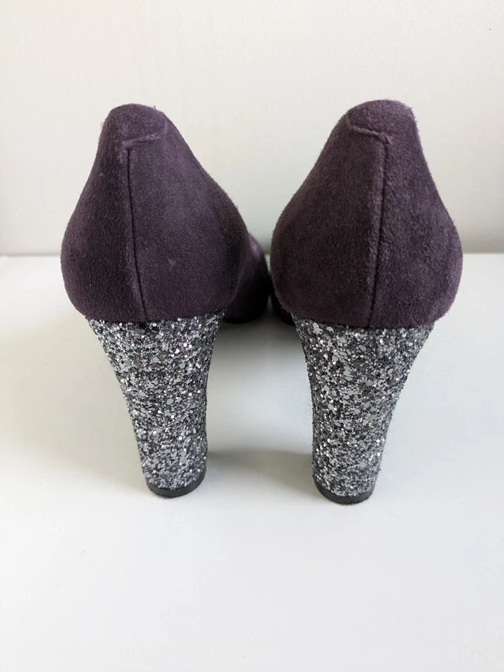 Escarpins Daim et Strass Mellow Yellow 37 Comme Neuf - Photo 3/4