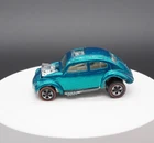 VTG Hot Wheels Redline Custom Volkswagen Bug Aqua Car READ!!