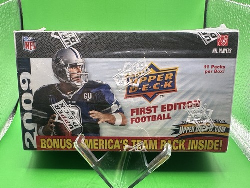 2009 Upper Deck First Edition Football Sealed Blaster Box -11 Packs -Stafford RC - Picture 1 of 3