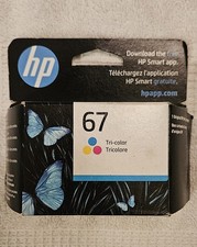 New HP 67 3YM55AN Option 140 Tri-color Original Ink Cartridge - June 2025