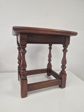 Genuine Oak Old Charm Small Side Table/ Stall