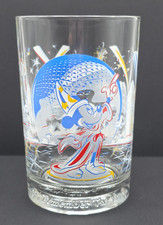 Vintage 25th Anniversary Walt Disney World Mickey Mouse Glass Epcot Fantasia