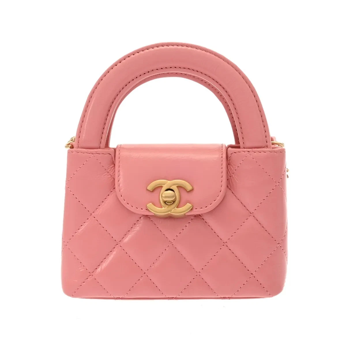 Chanel — Chanel Chain Clutch AP3435 Shoulder Bag Calfskin Pink #WB1325