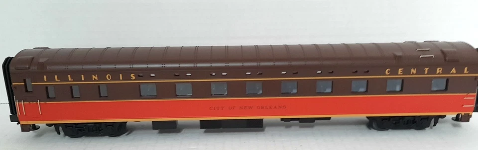 MTH ~ O GA ~ ILLINOIS CENTRAL - 70' STREAMLINED SLEEPER/DINER ~ # 20-6661 - NEW - Image 2 of 4