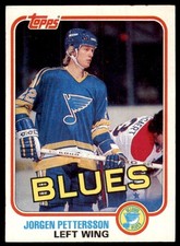 1981-82 Topps Jorgen Pettersson B Hockey Cards #121