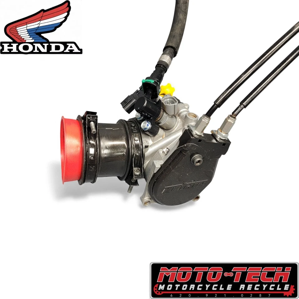 🔥2021 HONDA CRF250R OEM CUERPO DE ACELERADOR KEIHIN Y TUBO ✅ 16400-K95-A41 294🔥 Foto 2 de 4