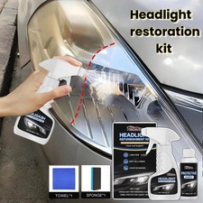 Headlight Restoration Fluid Repair Yellowing Oxidation Scratches