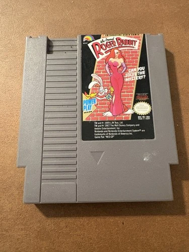 Who Framed Roger Rabbit (Nintendo NES, 1989) - Tested & Authentic - Fast Ship!