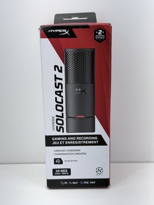 HyperX SoloCast 2 Gaming USB Condenser Microphone Built-in Shock Mount for PC