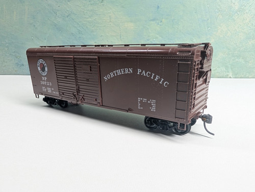 Coche de caja Bowser escala HO 40' techo redondo DD Pacífico Norte NP #39723 LEER | Zustand: Used