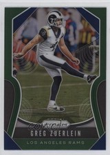 2019 Panini Prizm Green Prizm Greg Zuerlein #247 1k2s