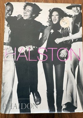 Halston hardcover Book 2001 Phaidon Press First Edition Mears, Bluttal