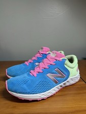 New Balance Fresh Foam Arishi v2 Blue Lime Pink Kids Sneakers PAARIGS2 Slip On 3
