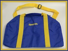 Vtg REEBOK Duffle Bag W/Shoulder Strap & Yell...