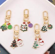 Bulk New Christmas Series Alloy Keychain 20PCS per SET