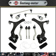 For Honda Accord 2013-2017 Front Lower Control Arm Ball Joints Tie Rod Sway Bar