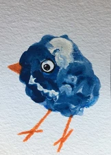 Aceo Original Mixed Media Art