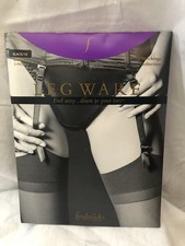FREDERICK  S Hollywood LEG WARE Black Solid Top Band Stockings 2-Pack 1X