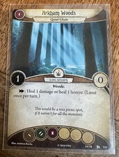 Arkham Horror: The Card Game (2016) Arkham Woods Promo Card