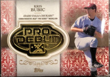 2019 Topps Pro Debut Distinguished Debuts Medallions Gold 03/10 Kris Bubic