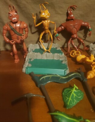 Antz Action Figures Z Weaver Princess Bala General Mandible & Accessories 1998