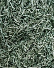 Soft Thin Cut Crinkle Paper Shred Filler 1 LB - Sage