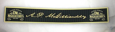Dr. McGillicuddy's  Rubber Spill Guard Bar Rail Mat Man Cave Collectible NEW