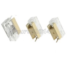 2PCS Panel Mount PCB Fuse Case Holder With Cover For 5x20mm Fuse 250V 6A NEW
