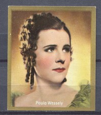 Paula Wessely Vintage Movie Star Cigarette Trading Card Constantin No.129