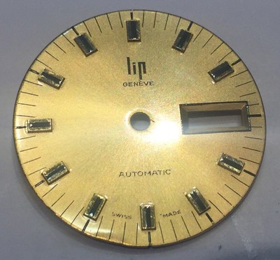 Cadran De Montre LIP Genève – Swiss Made, 28,56 Mm, Neuf De Stock Sans étiquette