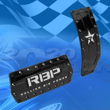 RBP BLACK METAL AUTO GAS BRAKE PEDAL PADS COVER FOR SUV & TRUCK