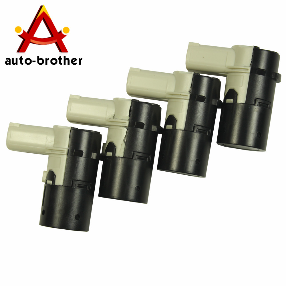 4-Piece New PDC Parking Sensors For BMW E38 E39 E46 E53 E60/61 E65/66 - Part 66206989068, Black