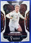 2022 Prizm FIFA World Cup Qatar White Sparkle SSP #71 Kasper Dolberg Denmark