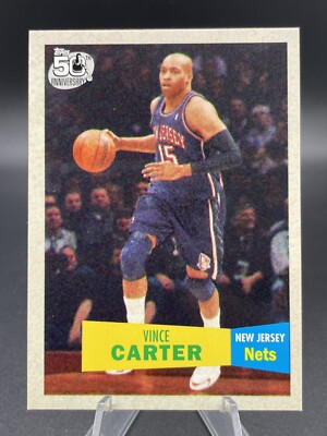 2007-08 Topps 1957 Variation #28 Vince Carter New Jersey Nets