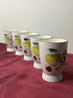 <!--F#f_0-->Vintage SET OF 5 x Mid Century Nasco Del Coronado Hand Painted Juice Cups Japan<!--F/-->