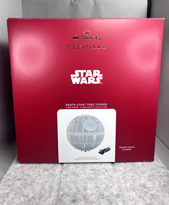 Hallmark Keepsake 2022 Star Wars Death Star Musical Tree Topper w/Light