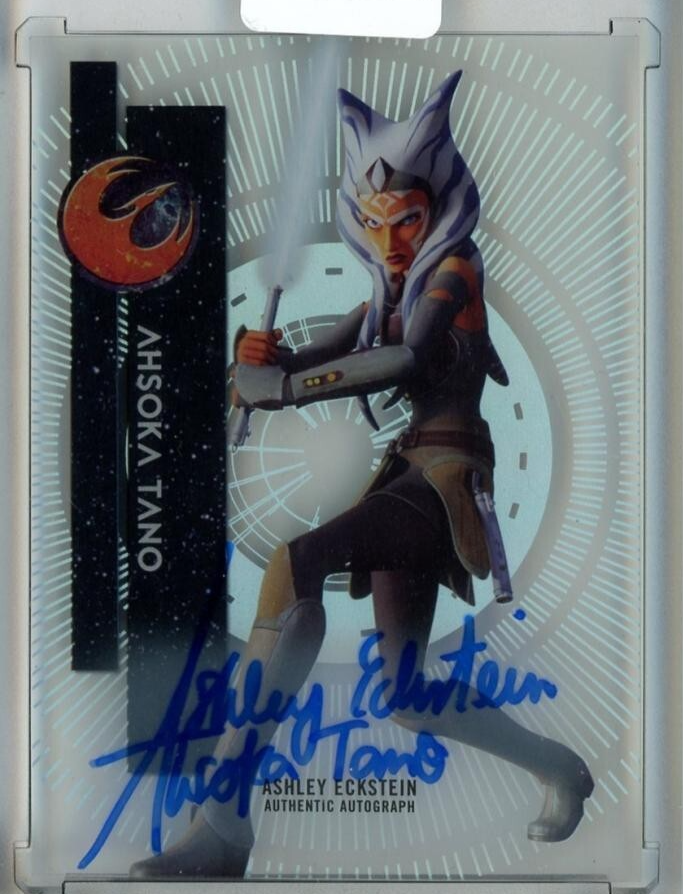 2015 Topps Star Wars High Tek Ashley Eckstein as Ahsoka Tano 