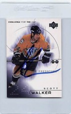 2001/02 UD Challenge for the Cup #49 Scott Walker Predators Signed Auto *H868