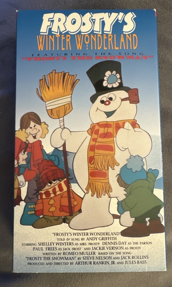Frosty's Winter Wonderland VHS W/ Andy Griffith & Shelley Winters