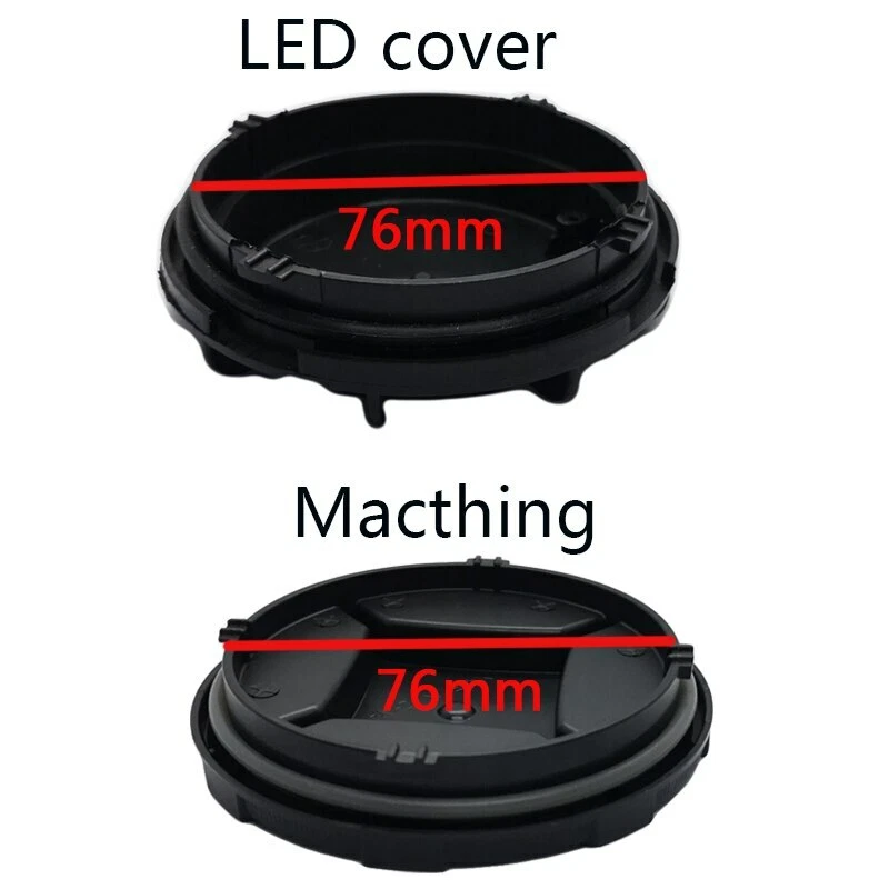 1 peça tampa de extensão de lâmpada LED farol à prova d'água para Chevrolet Cruze - Imagem 2 de 4