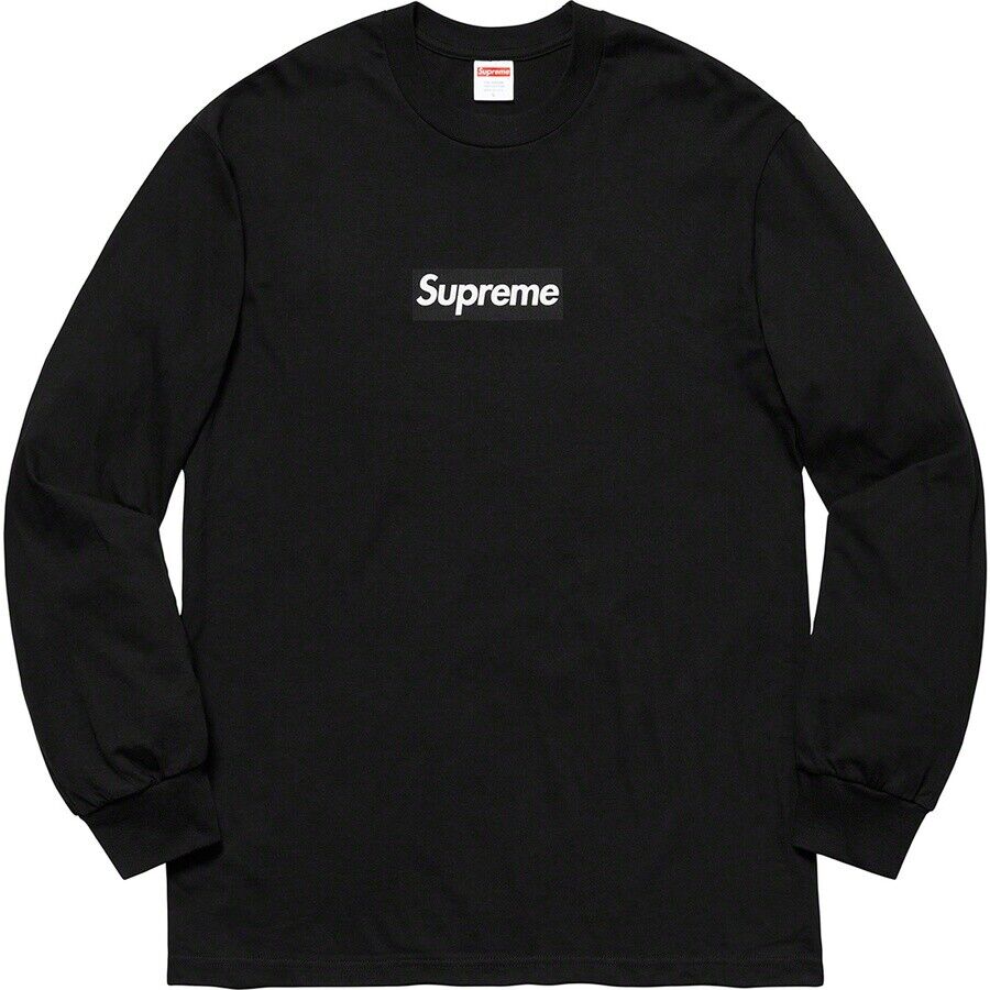 Supreme Box Logo L/S Tee Black Purple Navy F/W 20