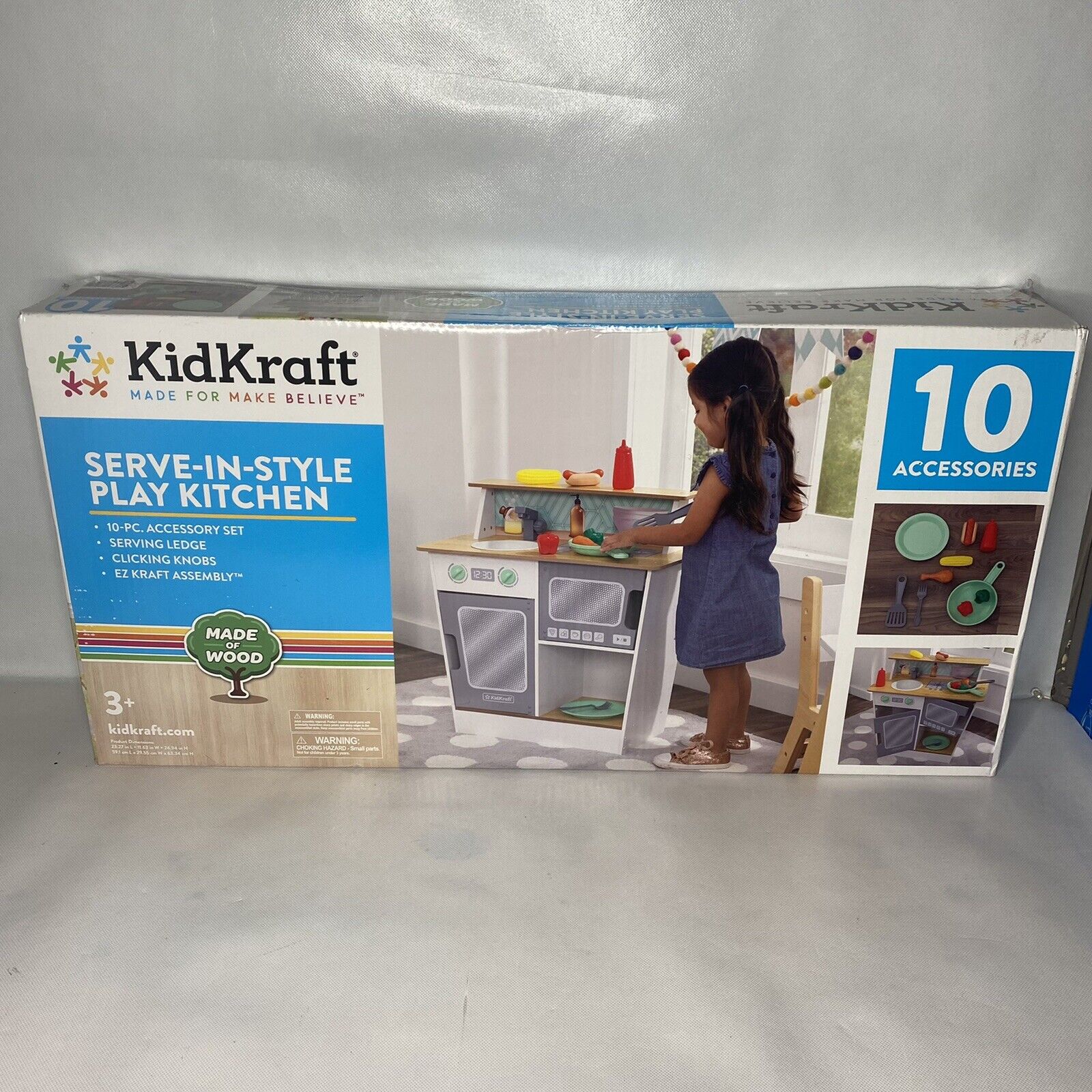 KidKraft Serve-n-Style Play Kitchen W/ 10 Accessories BRAND NEW - Ships Free!