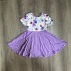 NEW Boutique Baby Girls Dress Lot Size 6-12 M Mermaids Tie Dye Watermelon Tutu — photo 5