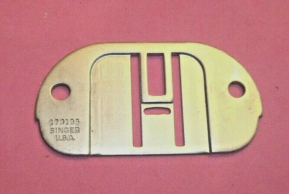GENUINE SINGER ZIG ZAG STITCH NEEDLE PLATE PART 174198 B2.10 eBay