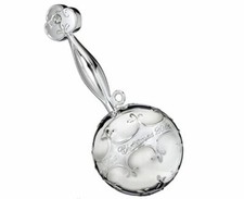 Waterford Silver Baby's First Christmas 2012 Ornament