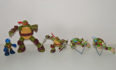 TMNT Teenage Mutant Ninja Turtles VIACOM Playmates 2016 19 Schildkröten Figuren SET