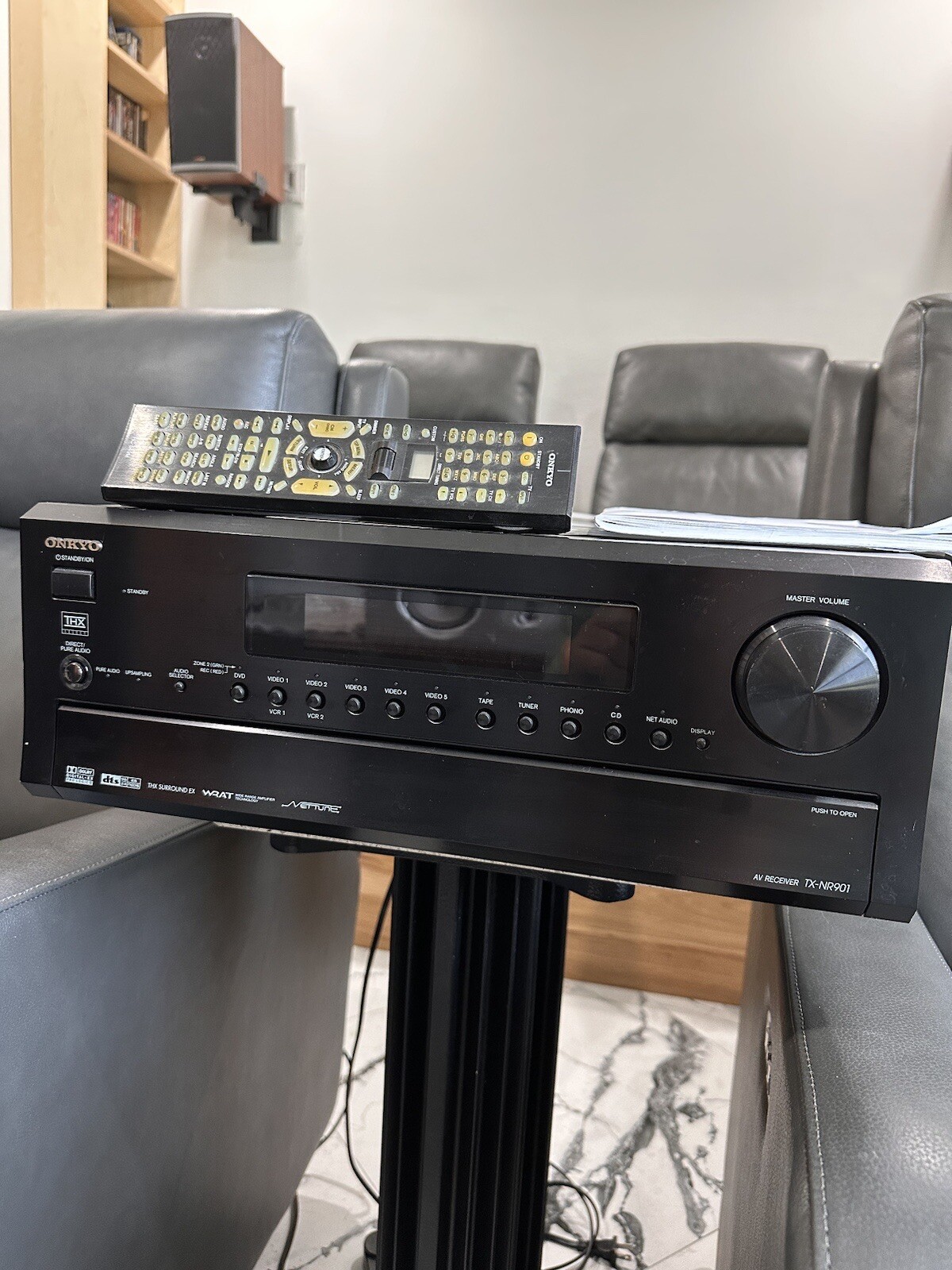 ONKYO TXNR901 A/V Receiver 7.1 Channel 110W/ChannelWORKS Remote
