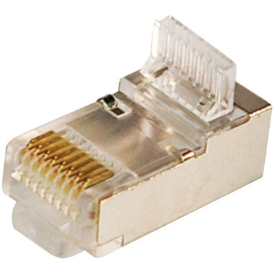 LogiLink  MP0004 CAT5 Screened Modular Plug With Insert 100 Pcs